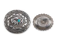 Navajo Silver Belt Buckles