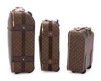 Three Louis Vuitton Monogram Rolling Luggage Pieces, 1990-2000s