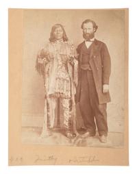 [NATIVE AMERICANS]. [SHINDLER, A.Z., photog.]. Ta-mo-son, Chief of the Nez Perce and Interpreter.