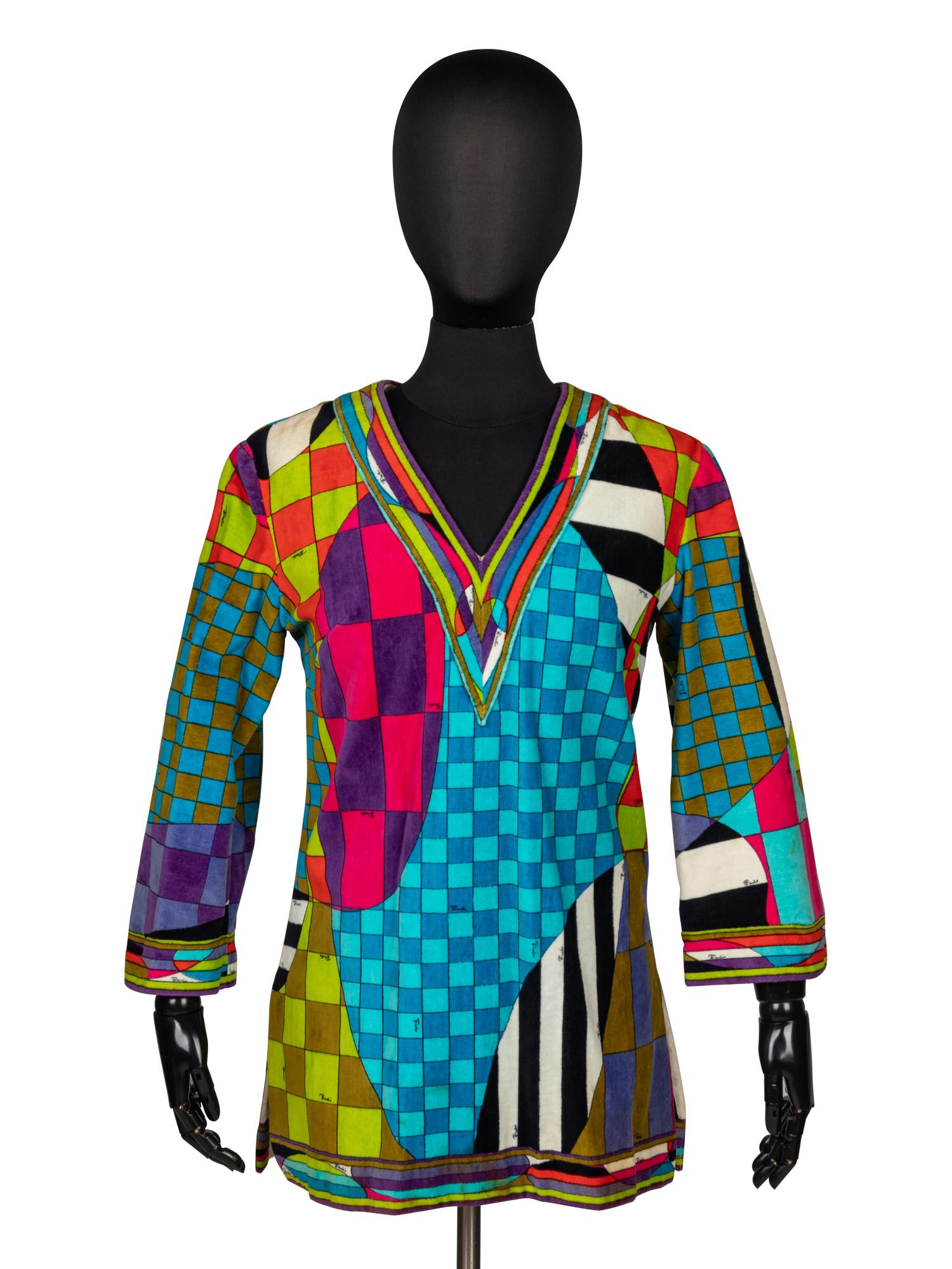 Emilio Pucci, Chenille Tunic, 1960's