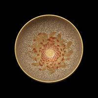 A Japanese Satsuma Type Enameled Pottery Momotaro Bowl, Yabu Meizan, Meiji Period