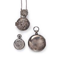 COLLECTION OF SILVER POCKET WATCHES
