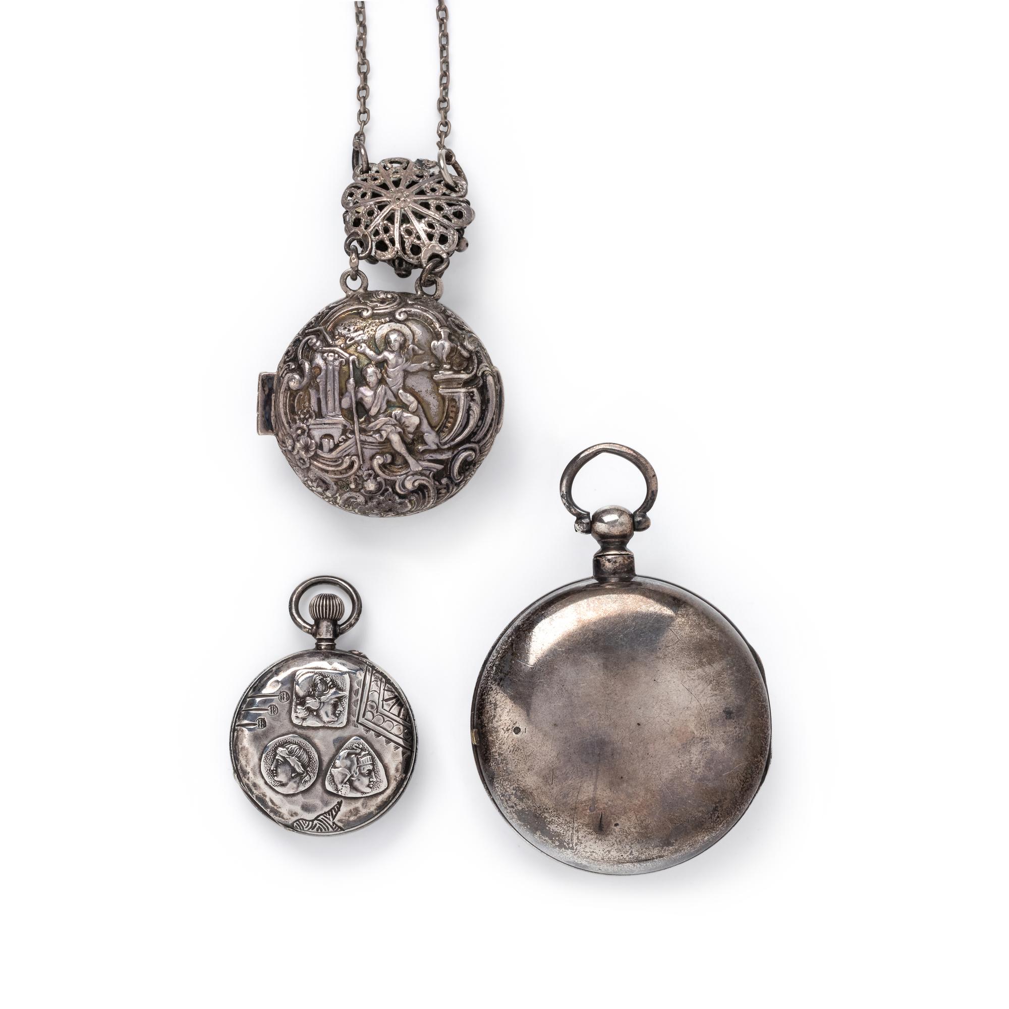 COLLECTION OF SILVER POCKET WATCHES