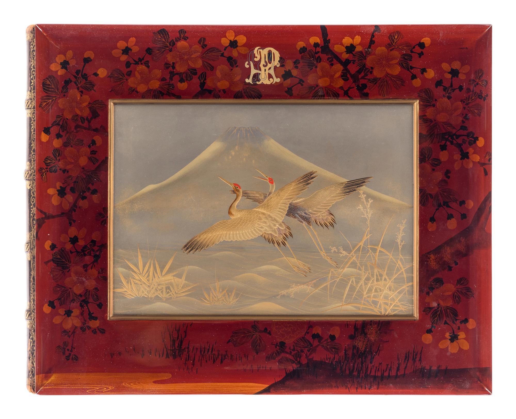 [JAPAN]. TAMAMURA, Kozaburo (1856-1923), photographer. Japanese photograph album of 50 hand-tined photographs attributed to the studio of Kozaburo Tamamura. Japan, ca 1890.