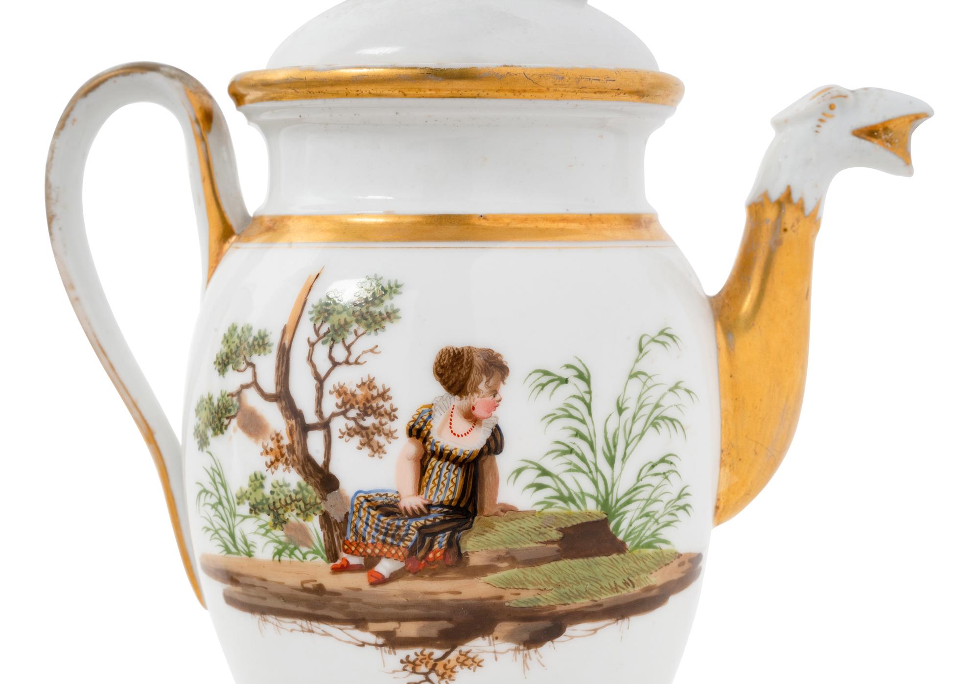A Paris Porcelain Tea and Coffee Service