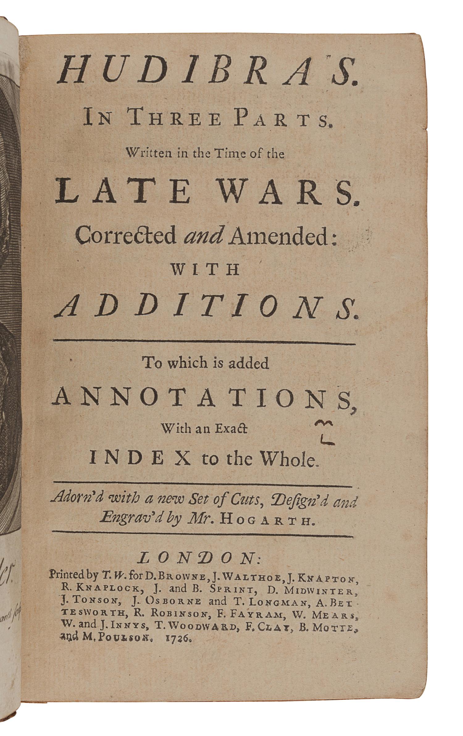 [ENGLISH LITERATURE & HISTORY]. A group of 6 works, comprising: