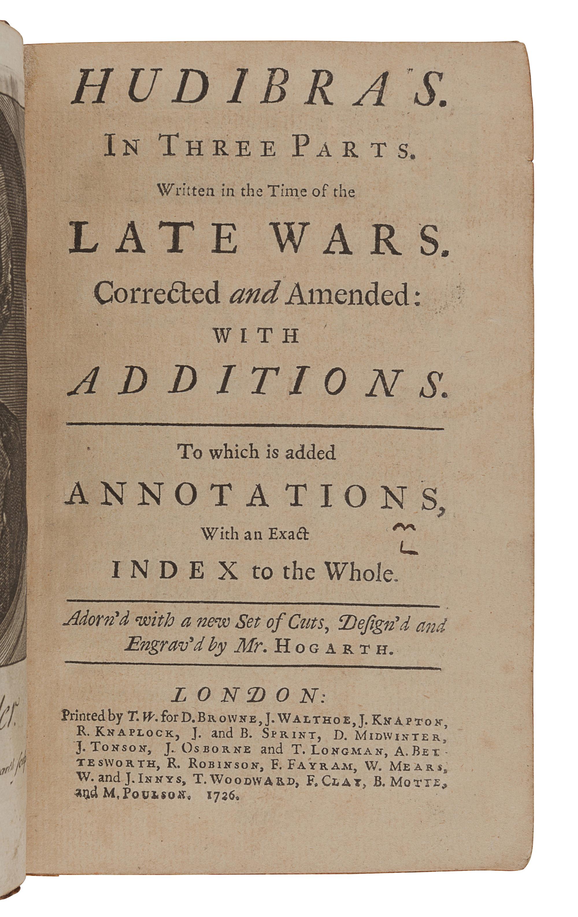 [ENGLISH LITERATURE & HISTORY]. A group of 6 works, comprising: