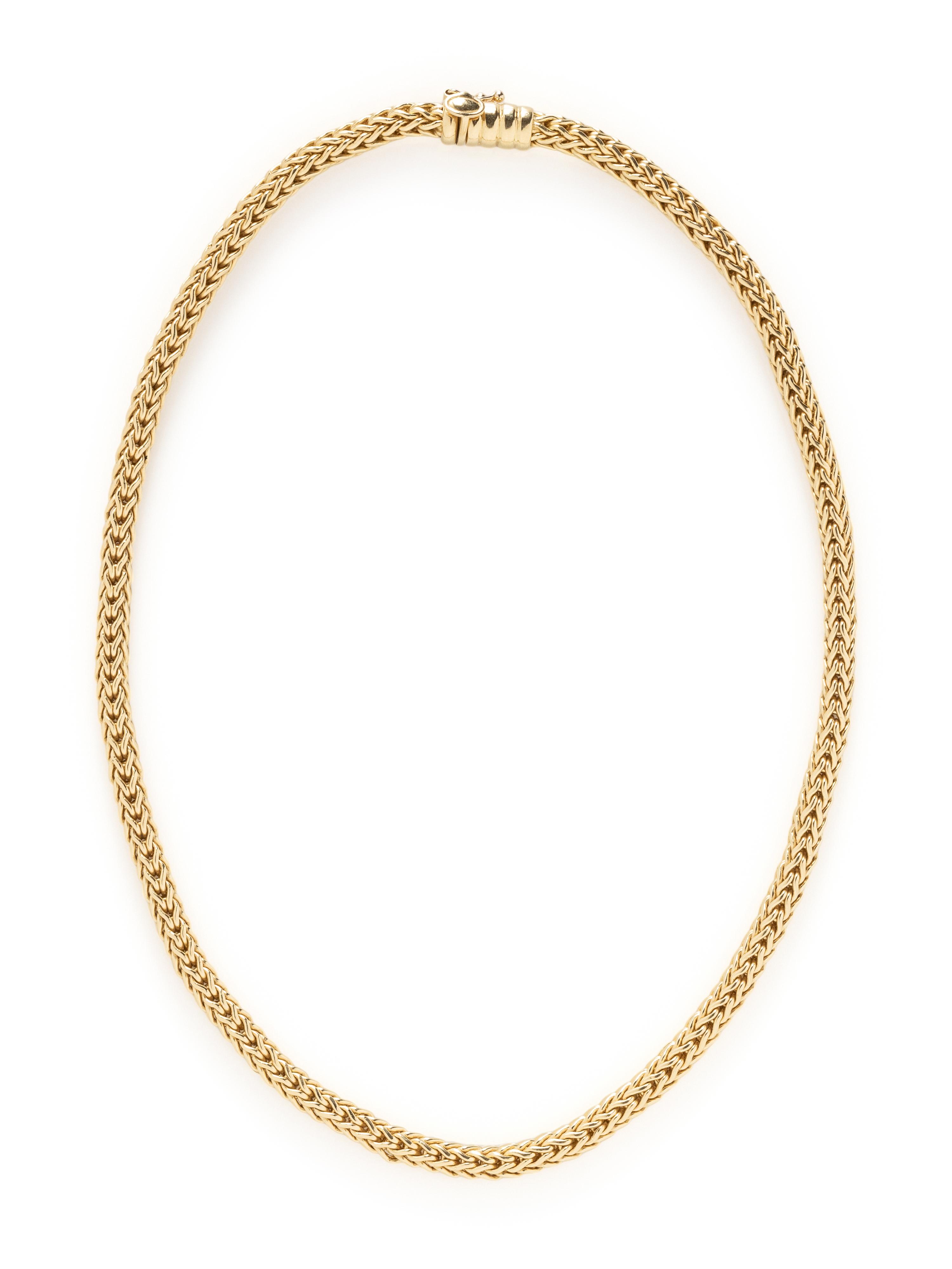 YELLOW GOLD NECKLACE