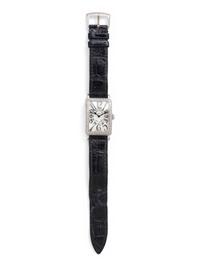 FRANCK MULLER, 18K WHITE GOLD AND DIAMOND 'LONG ISLAND' WATCH