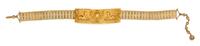 A Miriam Haskell Egyptian Revival Style Choker, 14" x 1".