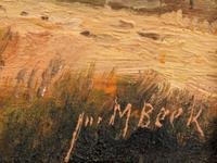 Landscape and Riverscape with Windmills (a pair of works)