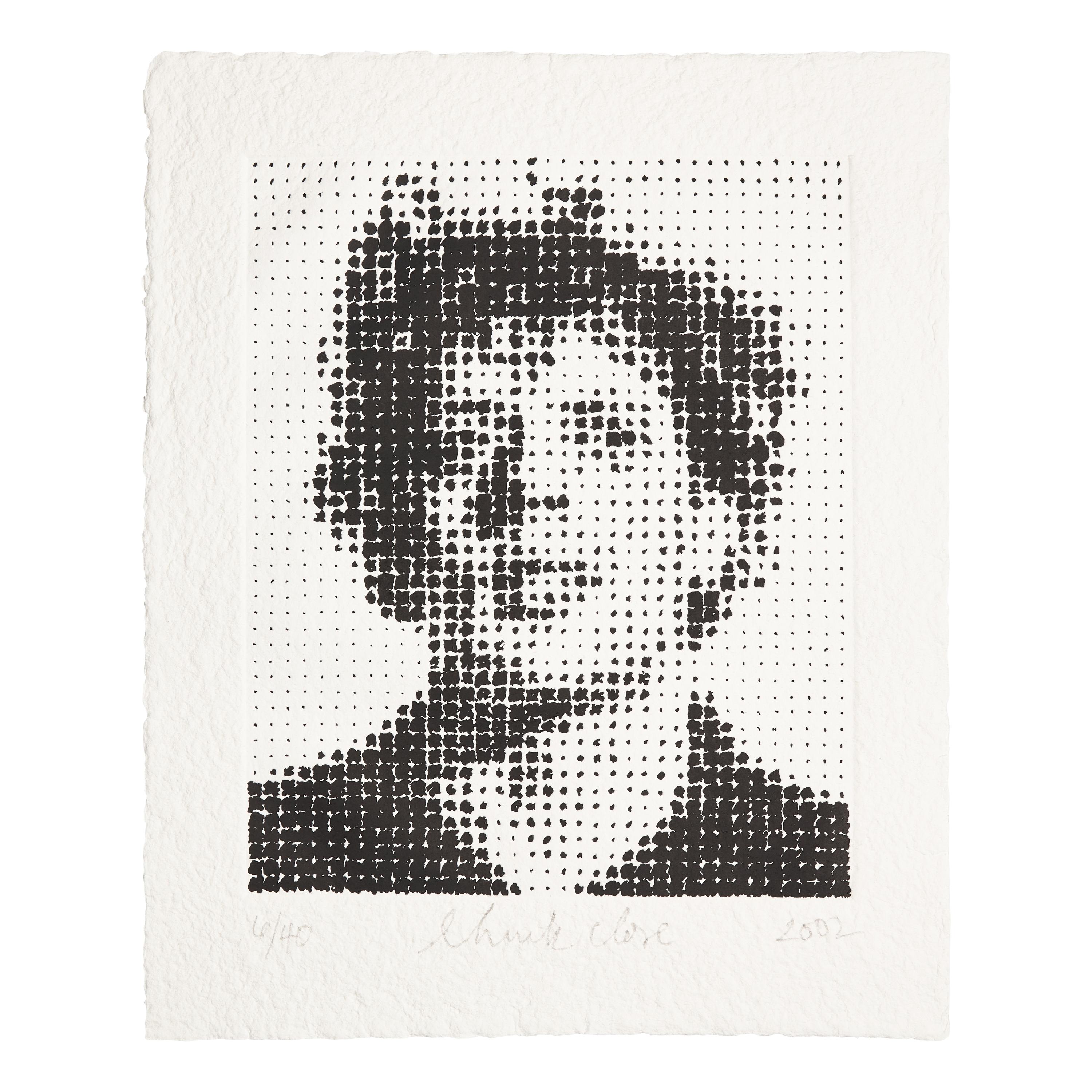 Chuck Close (American, 1940-2021) — Phil (Philip Glass), 2002
