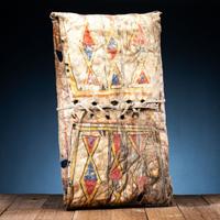 Western Plateau Painted Buffalo Hide Parfleche Envelope