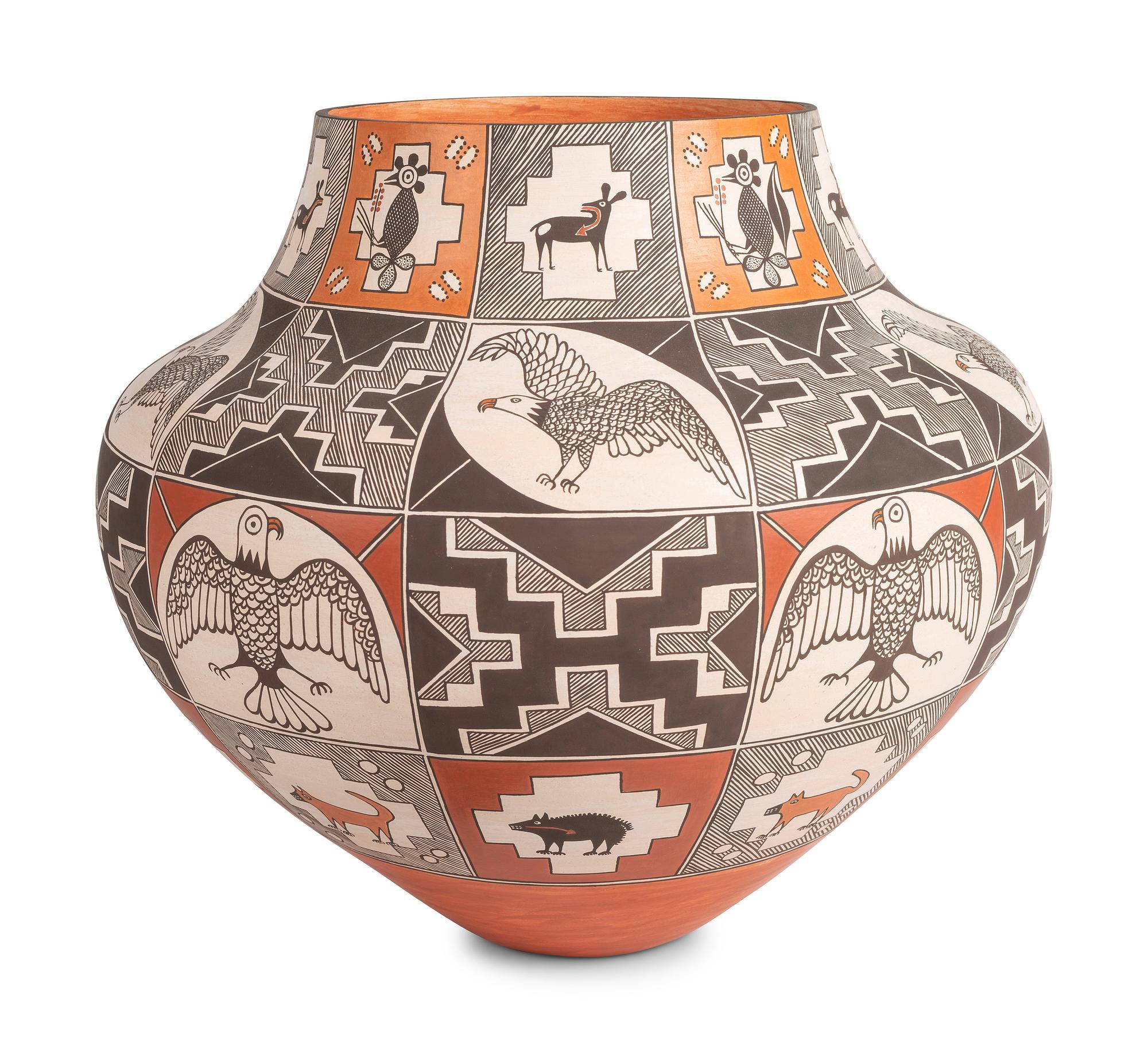 Polychrome Pottery Jar