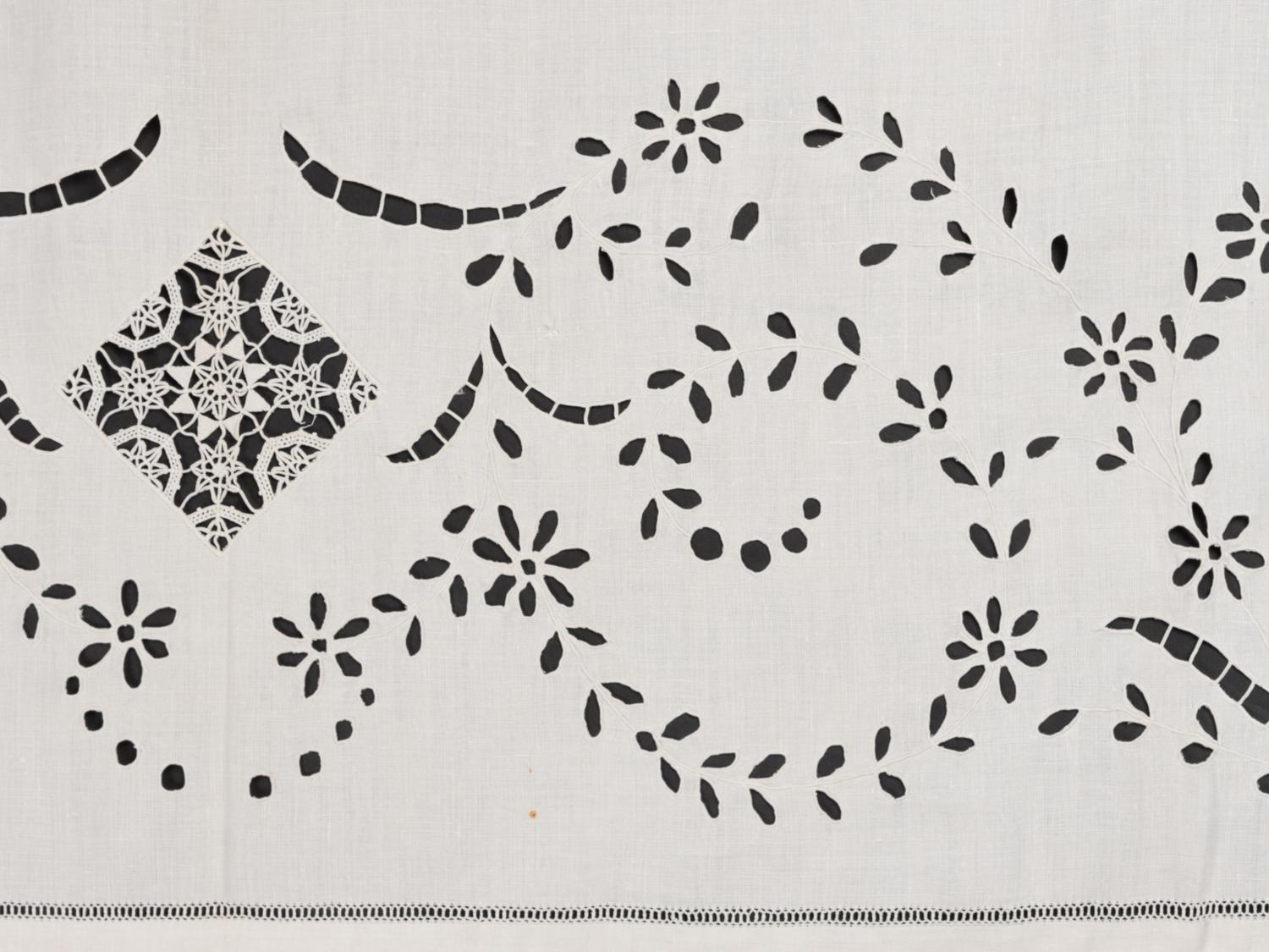 Collection of Six Cotton and Linen Lace Items