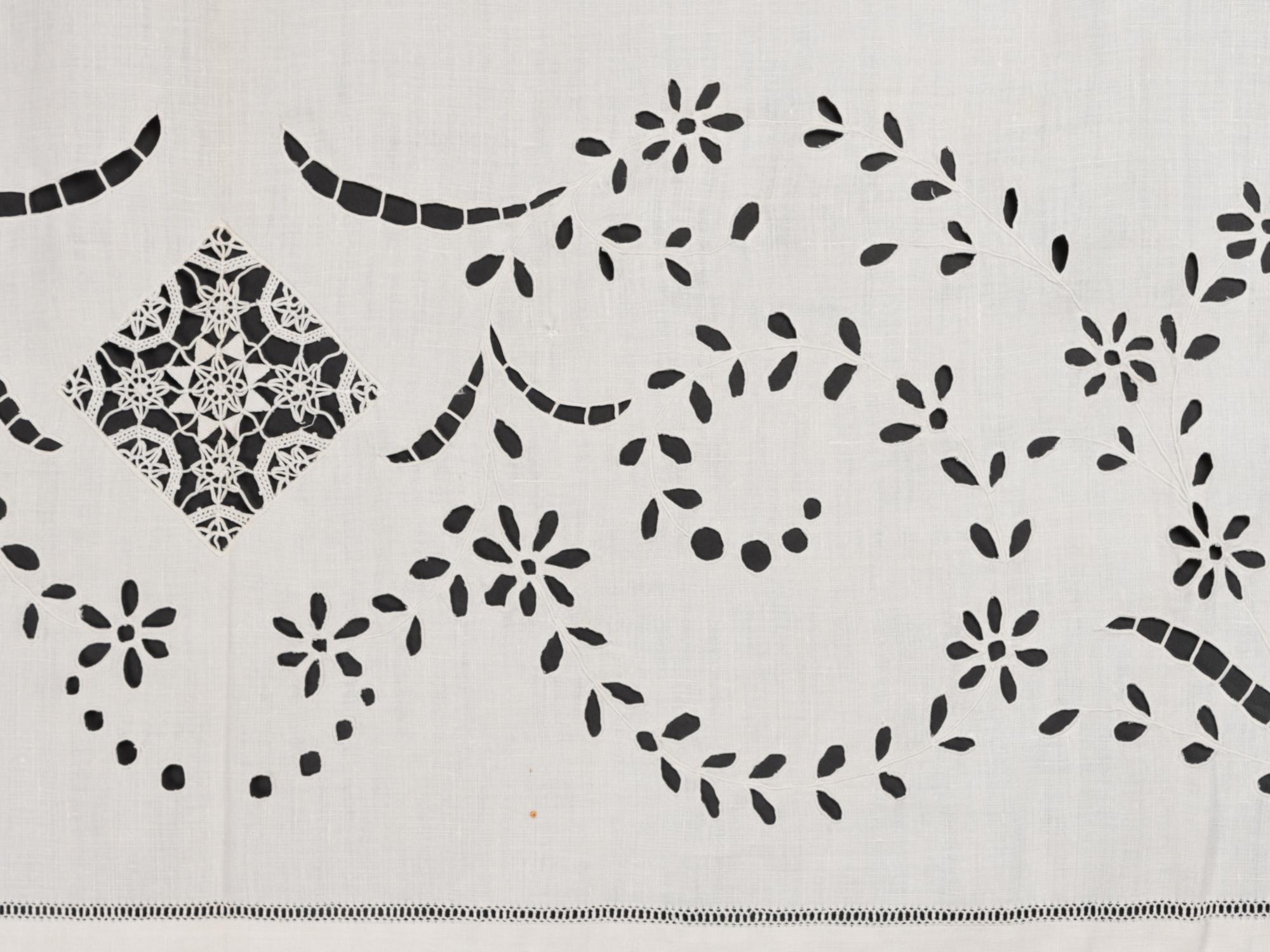 Collection of Six Cotton and Linen Lace Items