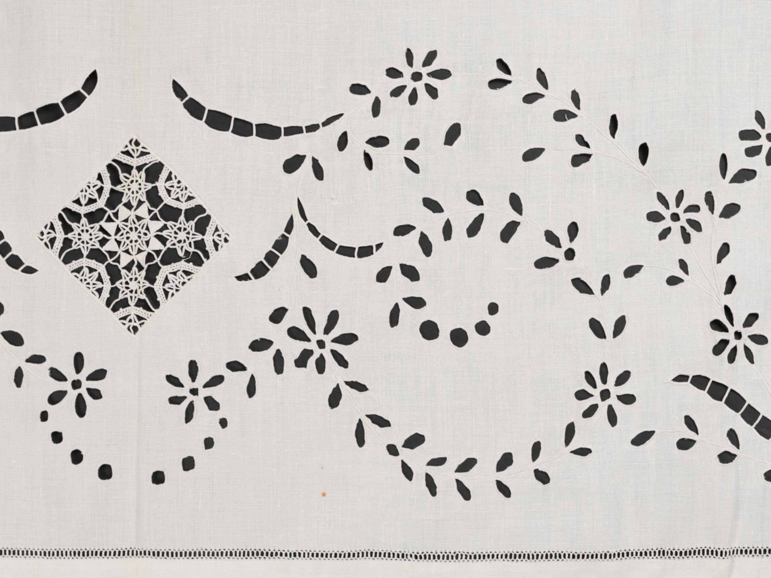 Collection of Six Cotton and Linen Lace Items