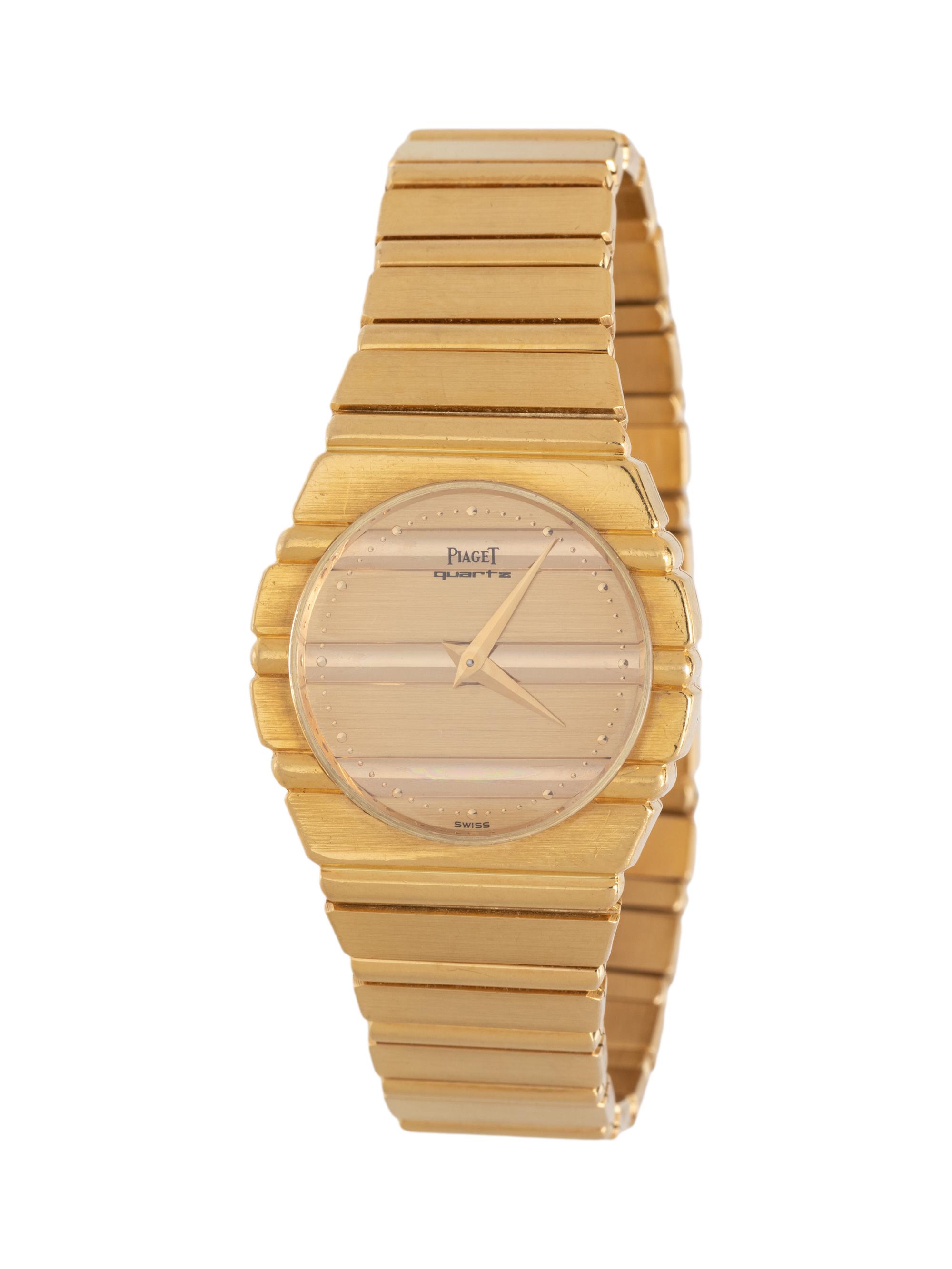PIAGET, REF. 761C701 18K YELLOW GOLD 'POLO' WATCH