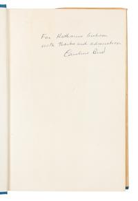 [GRAHAM, KATHARINE]. A group of books from Katharine Graham's personal collection, ALL INSCRIBED TO GRAHAM BY THE AUTHORS.