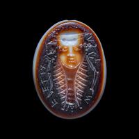 A Roman Banded Agate Gnostic Gem
