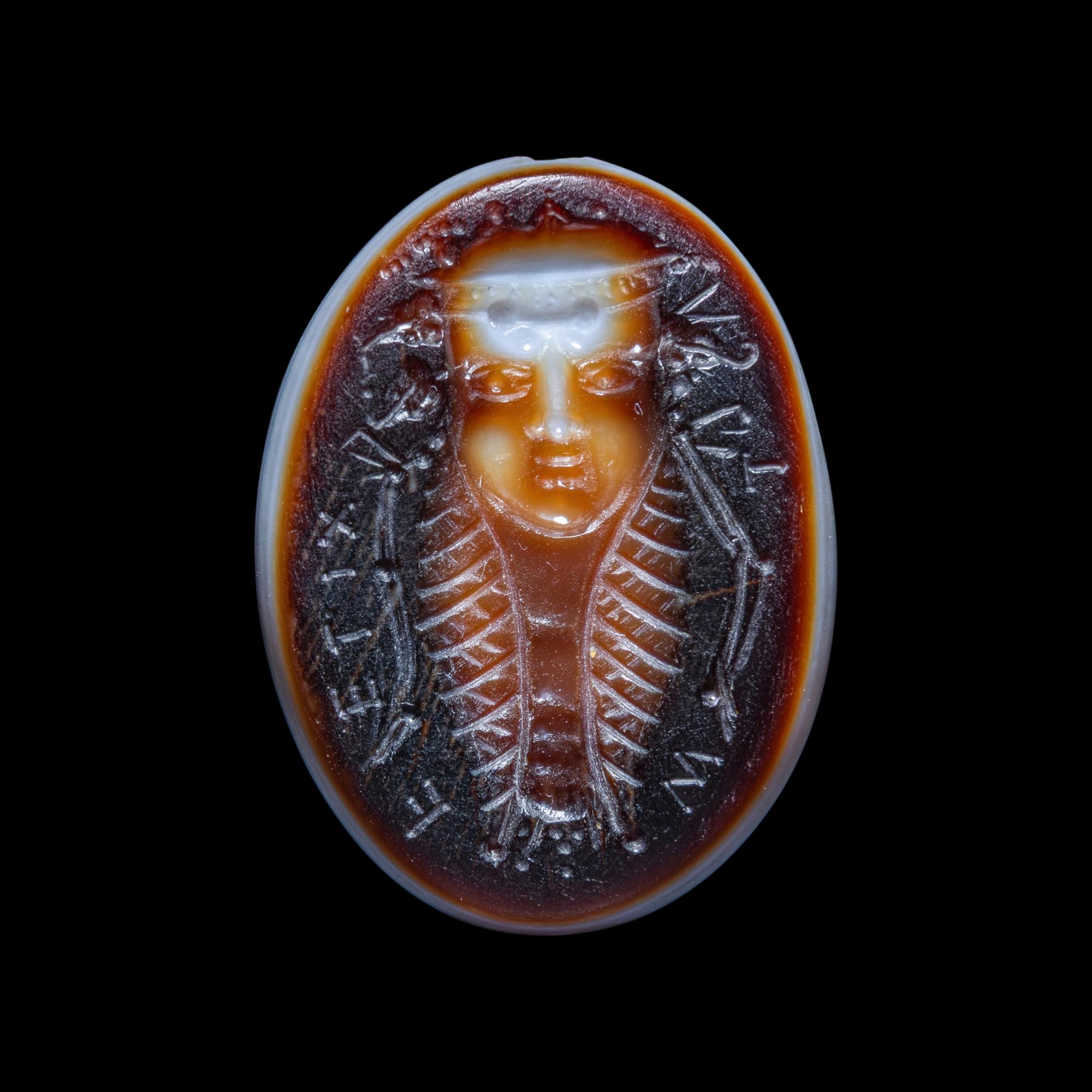 A Roman Banded Agate Gnostic Gem