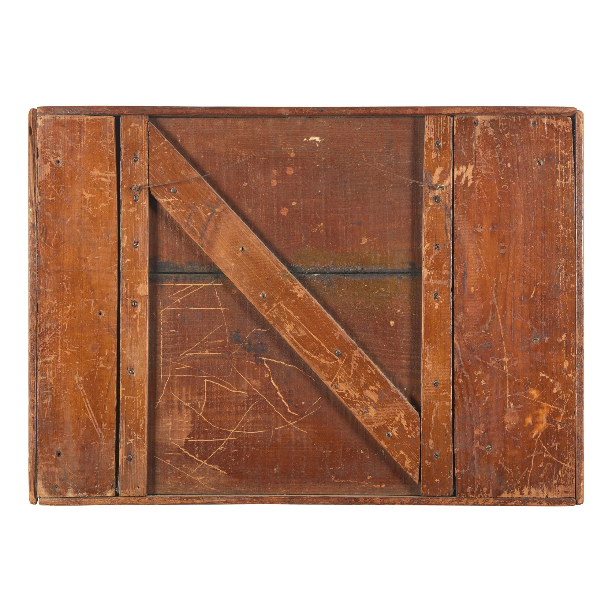 A Painted Wood Game Board