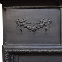 A Victorian Cast Iron Mantel 61" W x 10 " D x 58.5" H — England, Late 19th Century