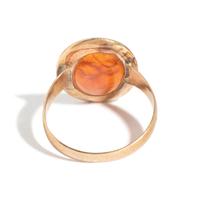 A Carnelian Finger Ring with a Male Portrait Bust, After the Antique