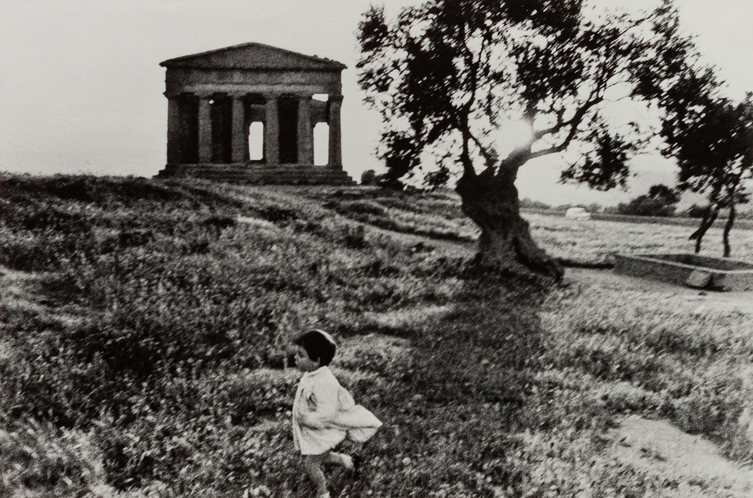 A group of four photographs ( Sicily , 1961; The Cafeteria , 1973; The Trip West, Camp Ground , 1966; Women Playing Bocce, Brighton , 1960)