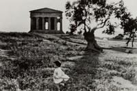 A group of four photographs ( Sicily , 1961; The Cafeteria , 1973; The Trip West, Camp Ground , 1966; Women Playing Bocce, Brighton , 1960)