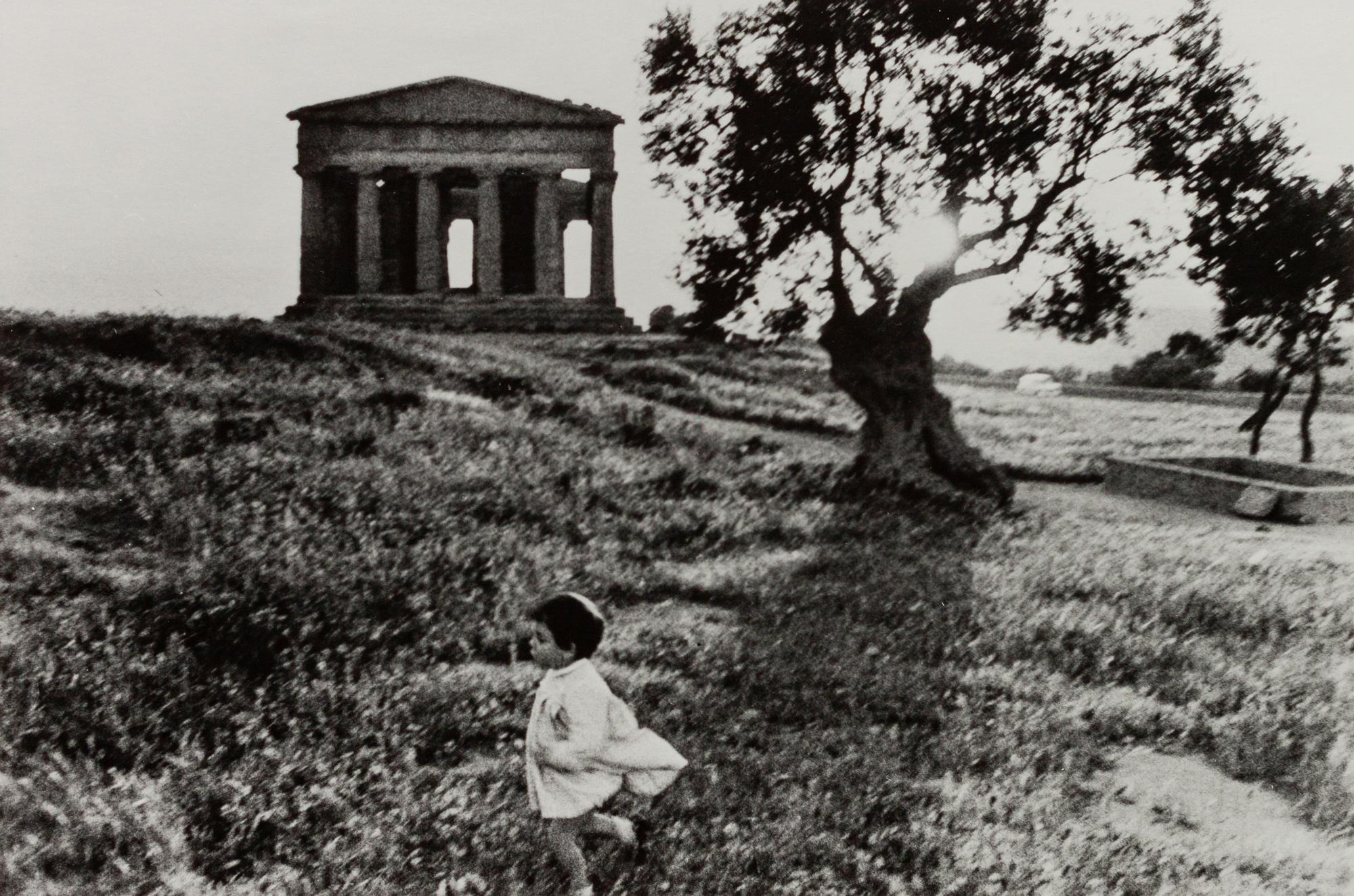 A group of four photographs ( Sicily , 1961; The Cafeteria , 1973; The Trip West, Camp Ground , 1966; Women Playing Bocce, Brighton , 1960)