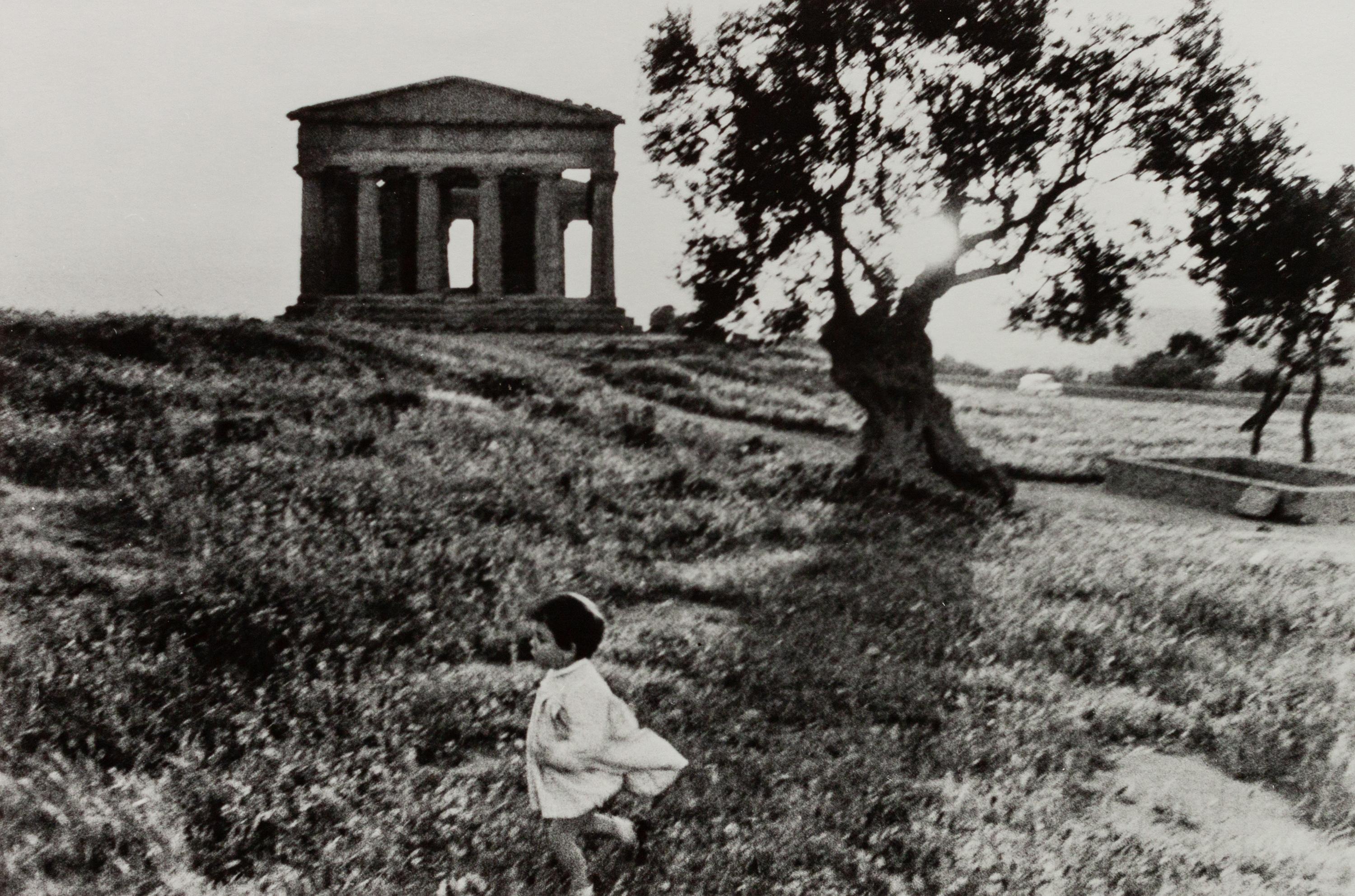 A group of four photographs ( Sicily , 1961; The Cafeteria , 1973; The Trip West, Camp Ground , 1966; Women Playing Bocce, Brighton , 1960)
