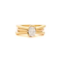 DIAMOND RING WITH TIFFANY & CO. RING GUARDS