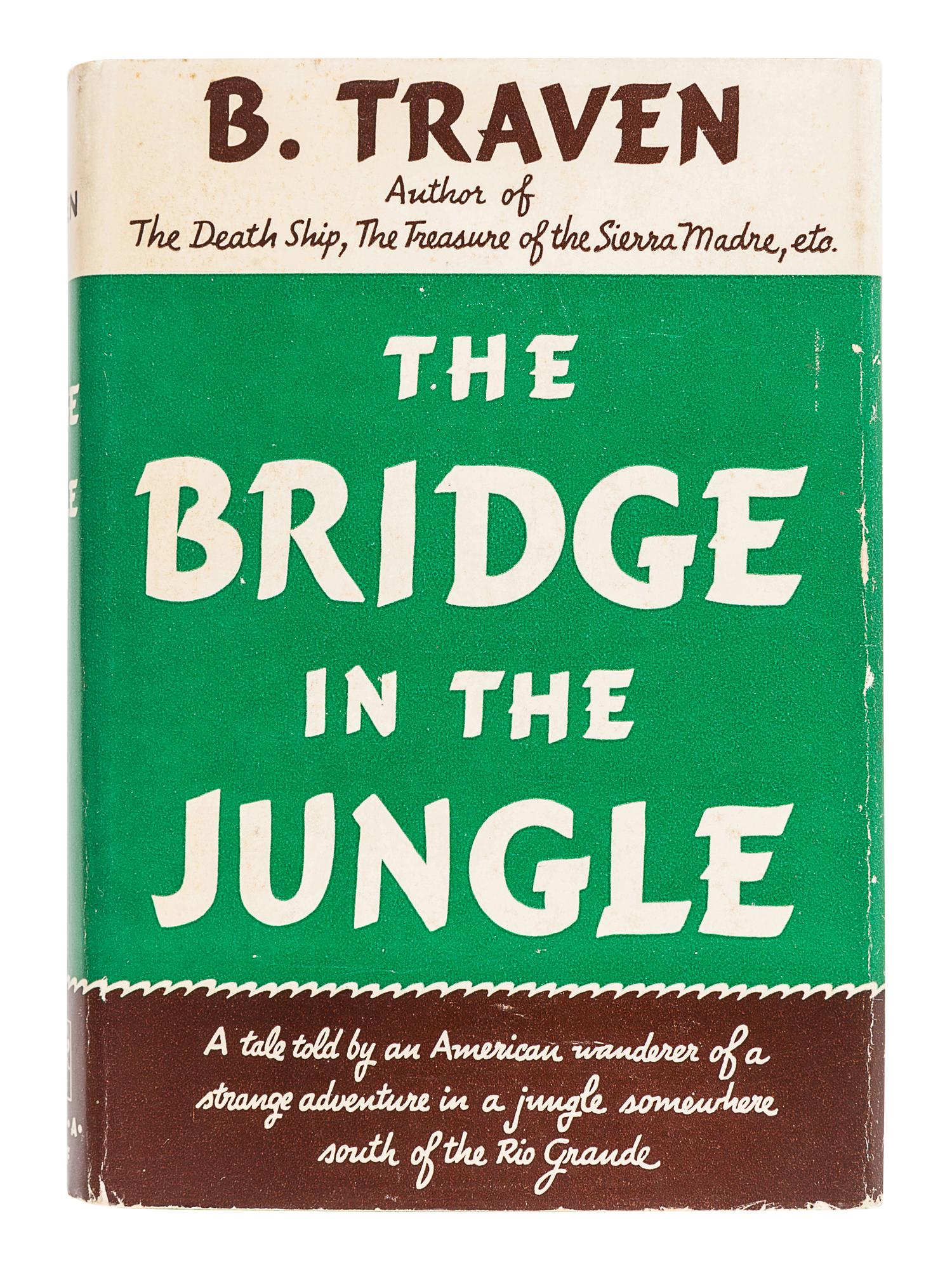 TRAVEN B. (1882-1969). Treasure of the Sierra Madre. New York: Alfred A. Knopf, 1935.