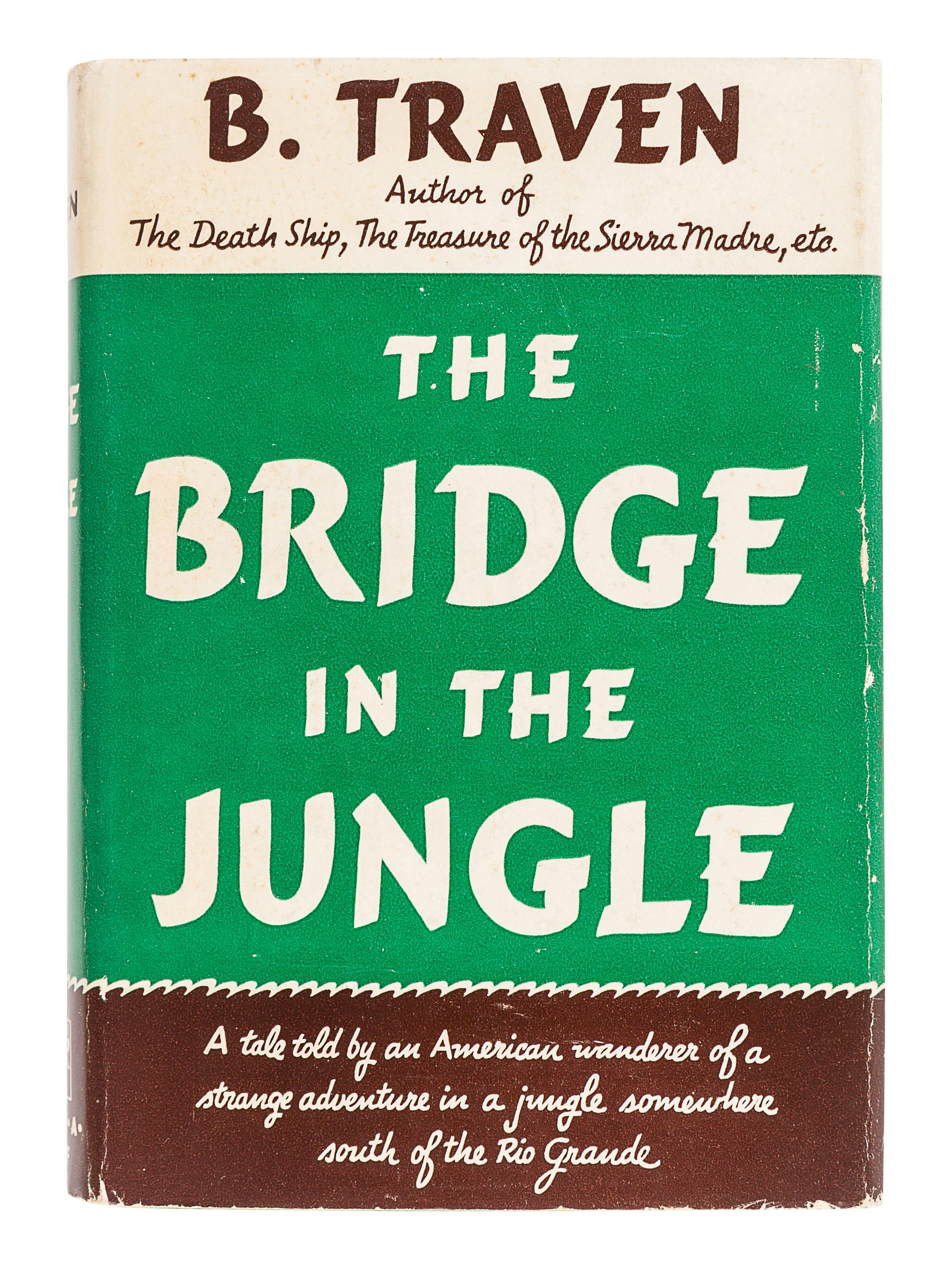 TRAVEN B. (1882-1969). Treasure of the Sierra Madre. New York: Alfred A. Knopf, 1935.