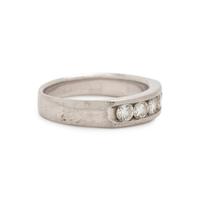 PLATINUM AND DIAMOND RING