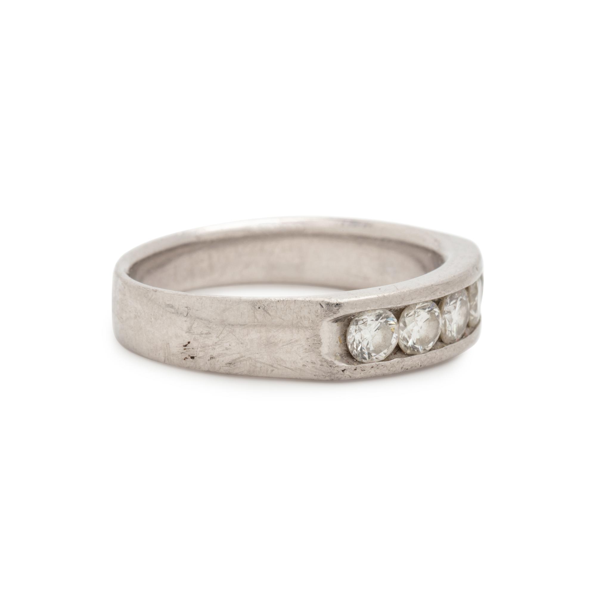 PLATINUM AND DIAMOND RING