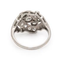 Diamond and Platinum Ring