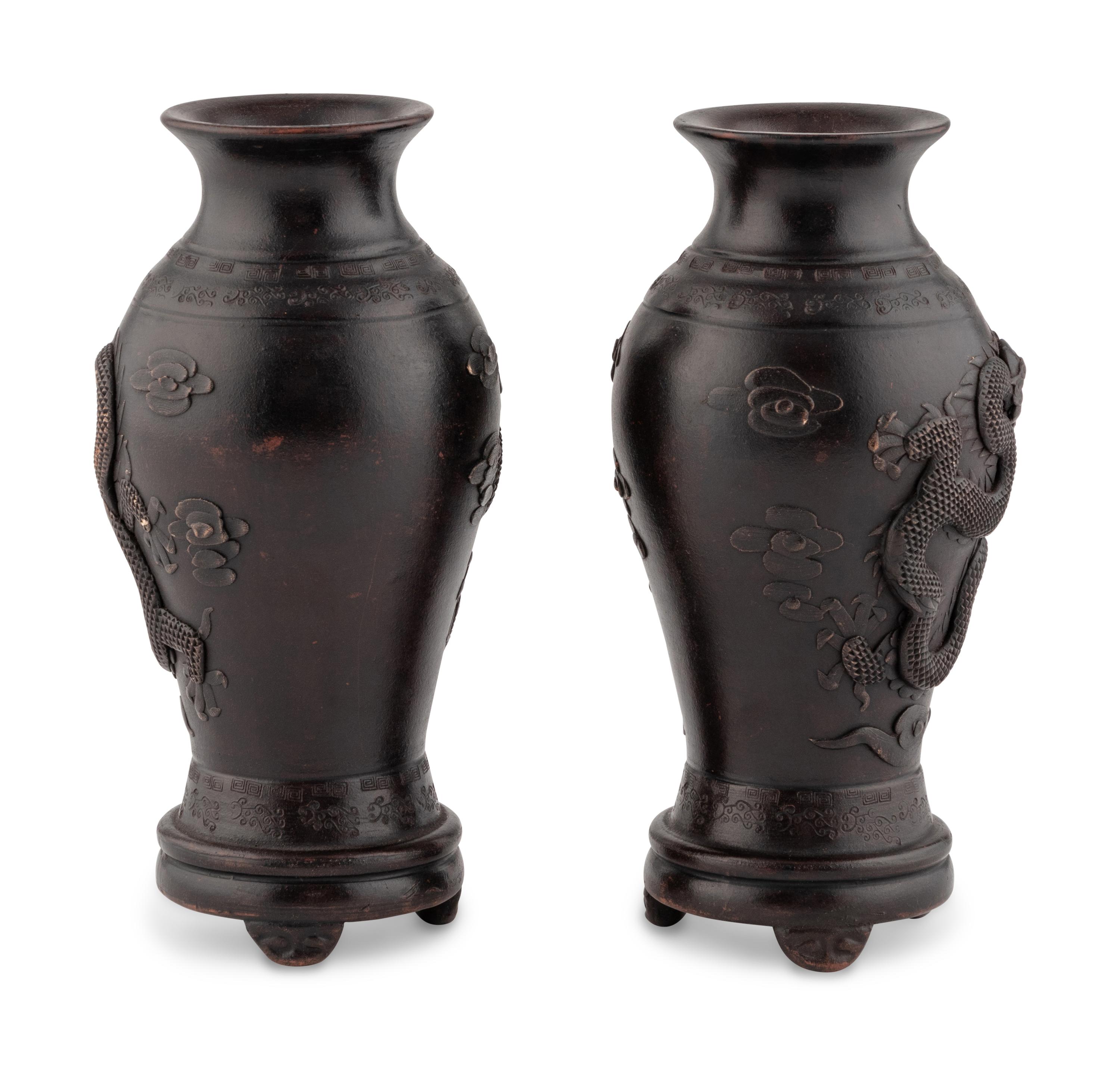 A Pair of Japanese Ceramic Vases