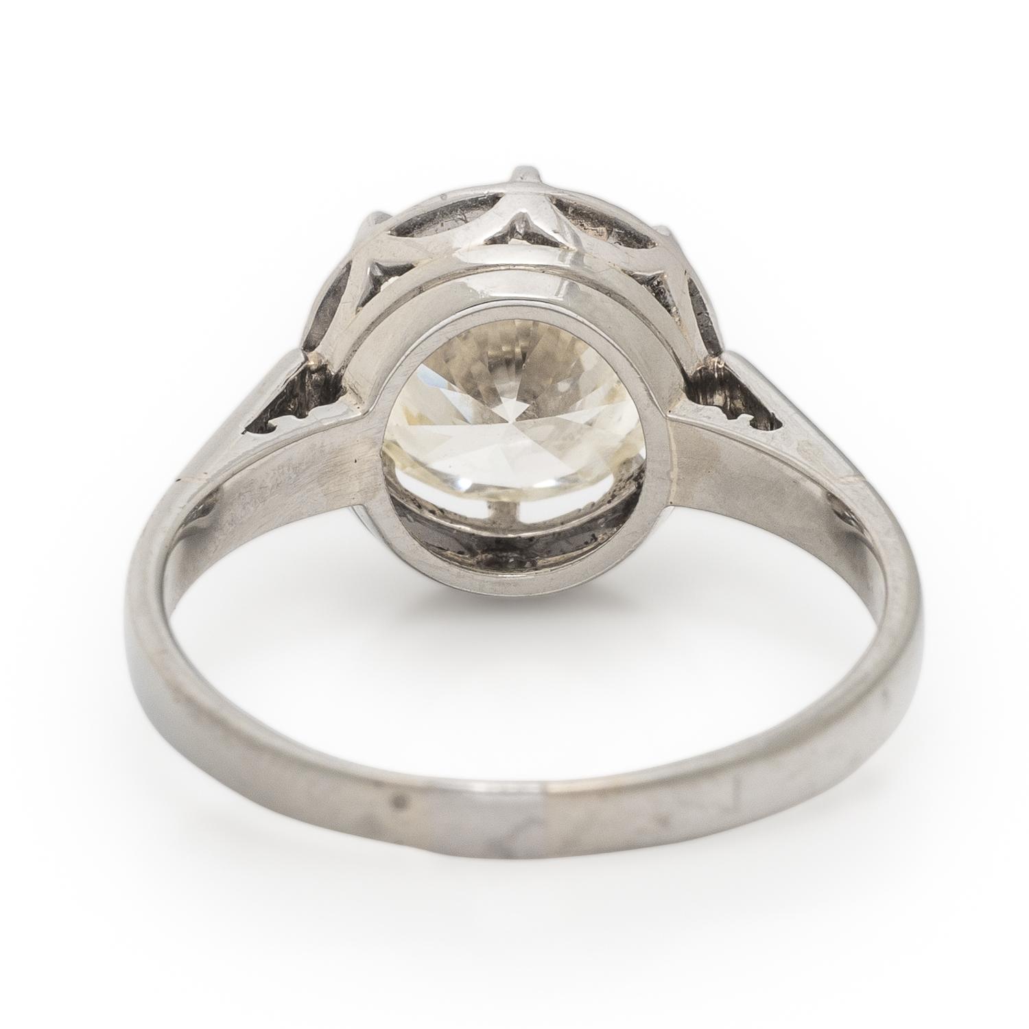 Diamond and White Gold Ring