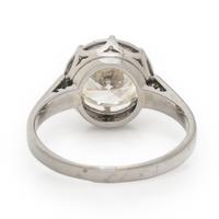 Diamond and White Gold Ring
