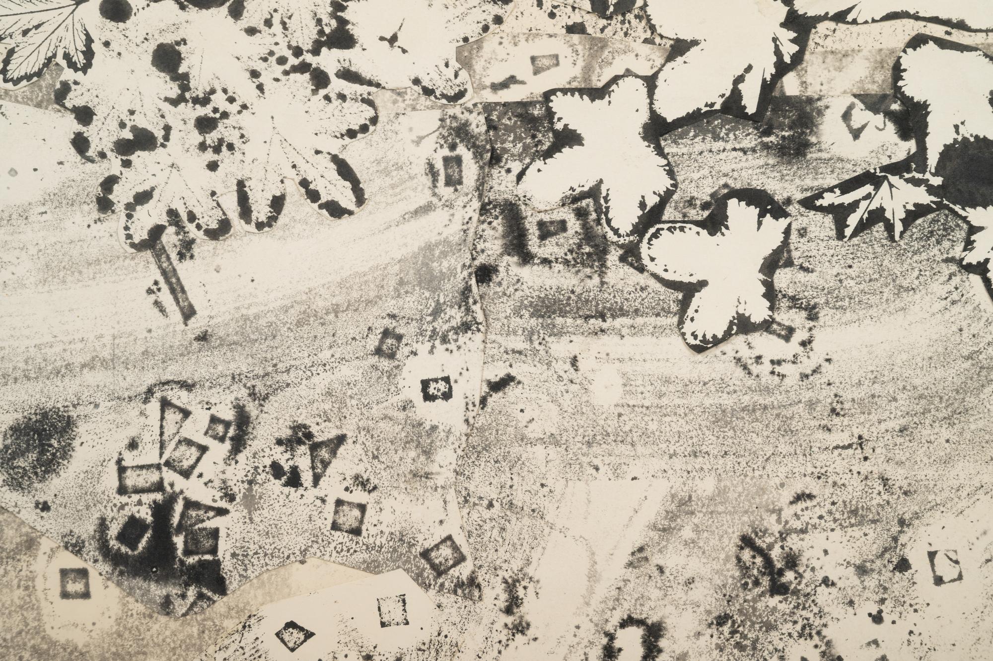 Pied du Mur au sol jonché , July 1955