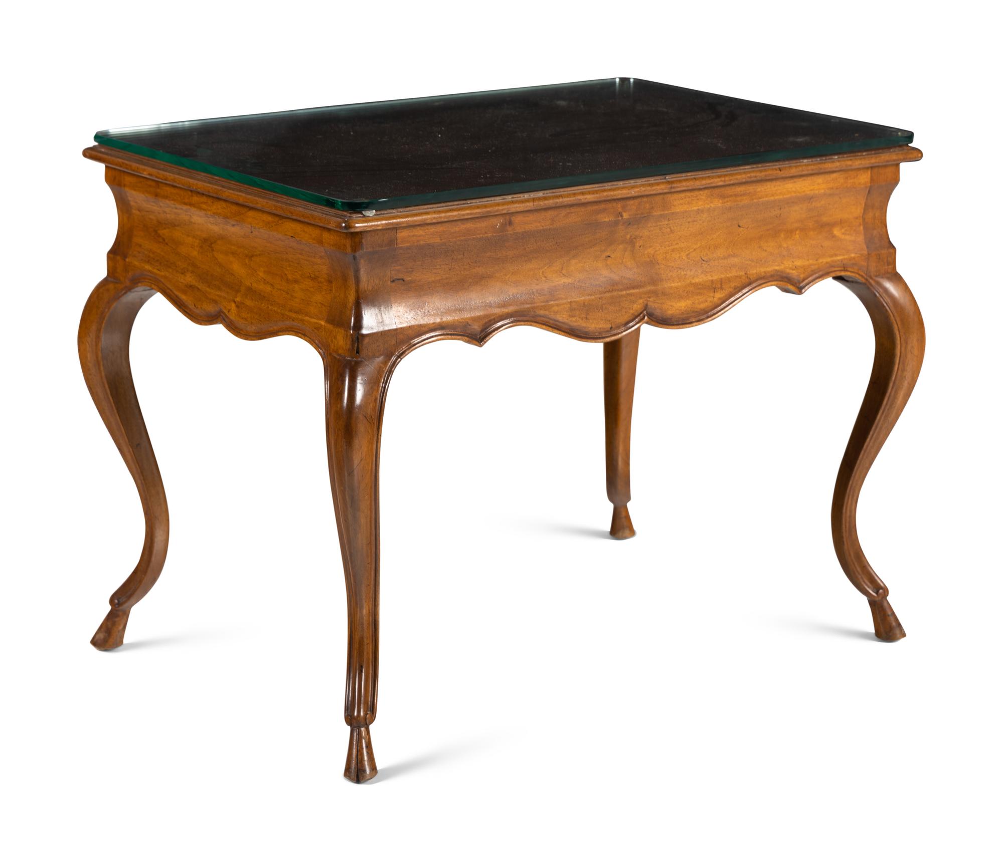 A Louis XV Style Walnut Dressing Table
