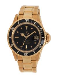 ROLEX, REF. 1680 18K YELLOW GOLD 'SUBMARINER' WATCH