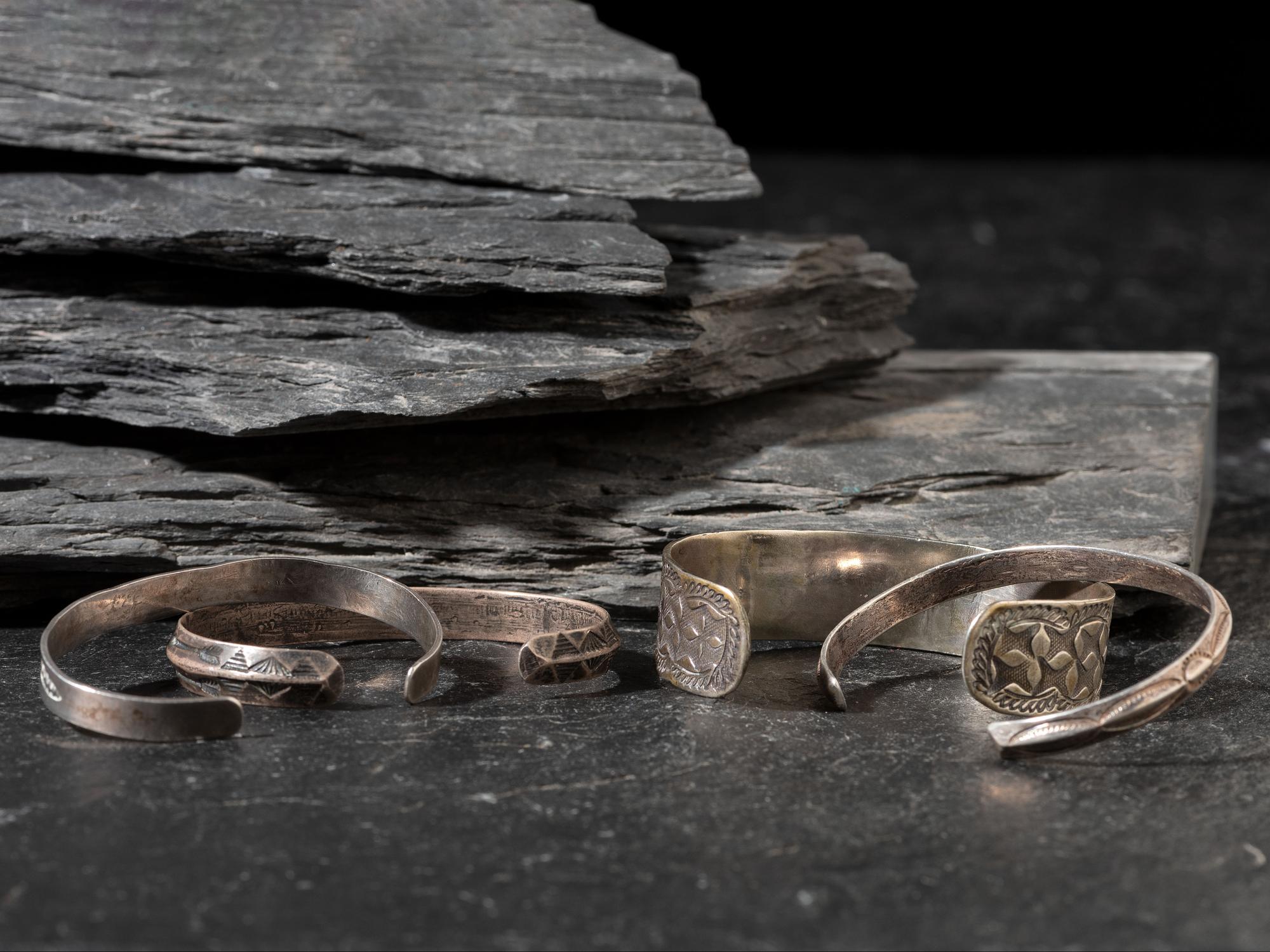 Navajo Silver Cuff Bracelets