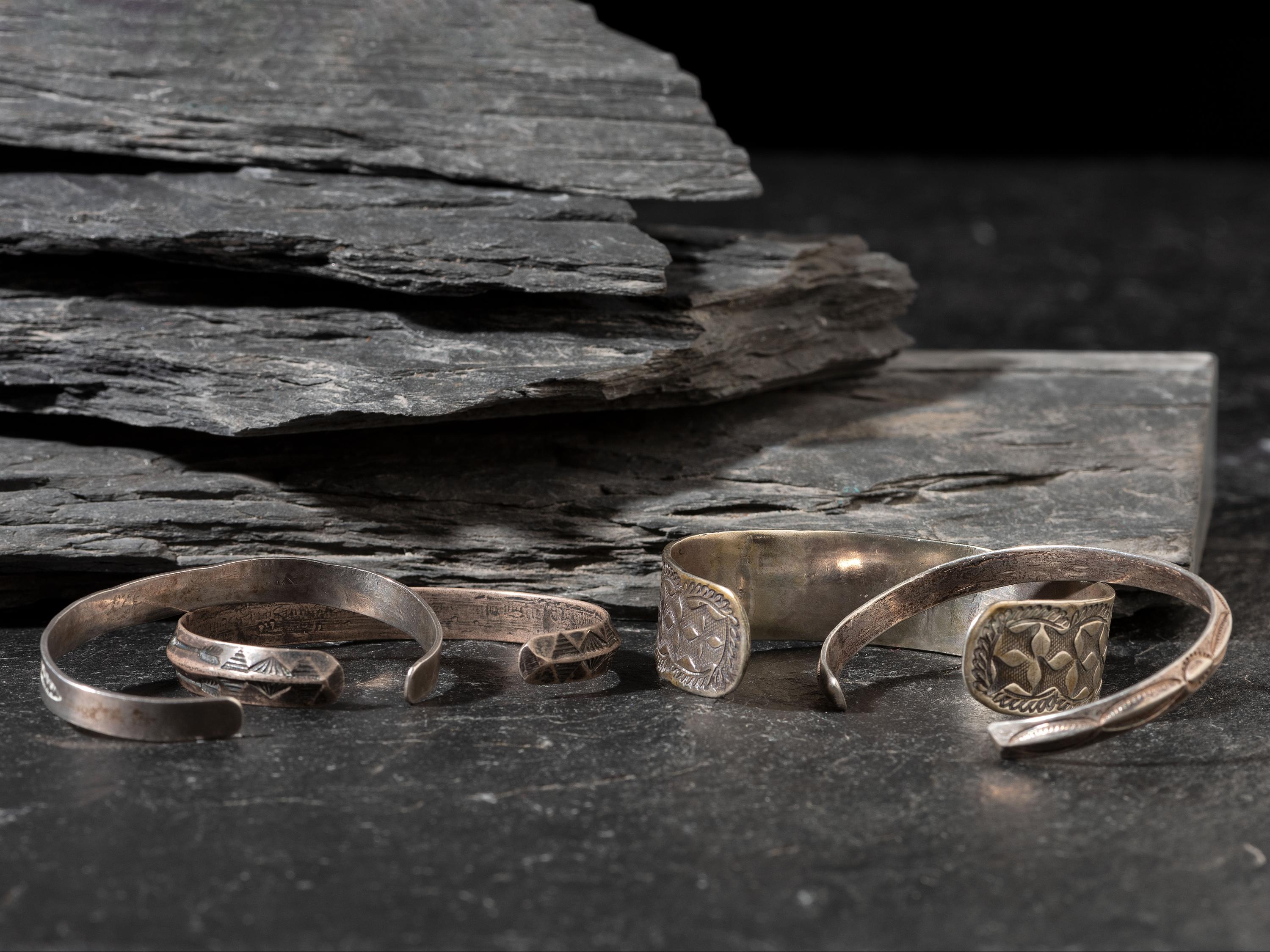 Navajo Silver Cuff Bracelets