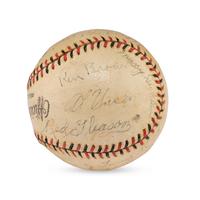 A 1938 Decatur Commodores Team Signed Autograph Baseball