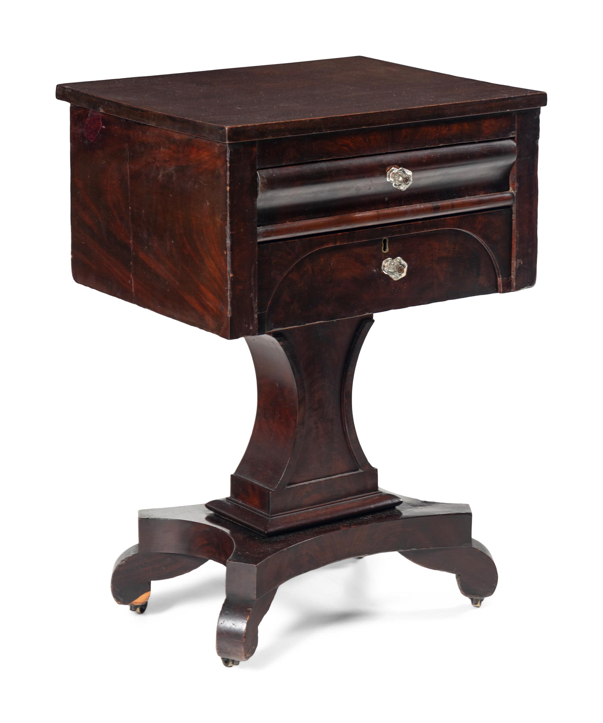 An American Classical Mahogany Bedroom Suite