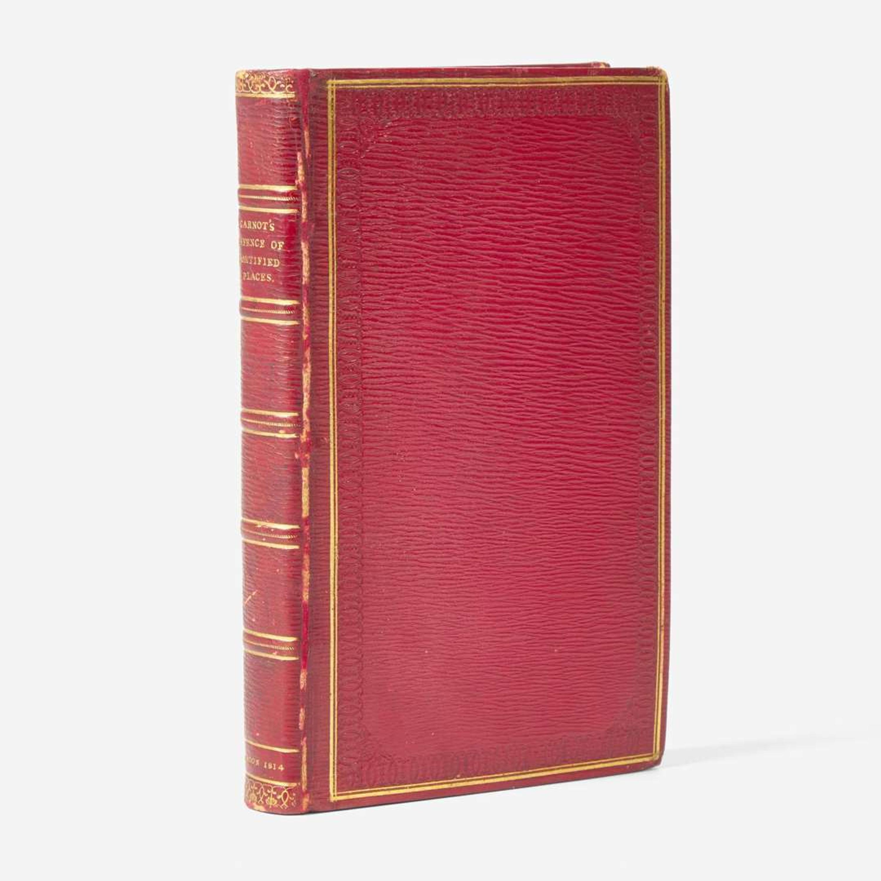 [Fore-Edge Painting] [Napoleon] Carnot, (Lazare Nicolas) M(arguerite). A Treatise on the Defence of Fortified Places…