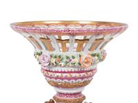A Dresden (Richard Klemm) Porcelain Figural Centerpiece